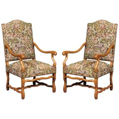 Pair of 19th Century Louis XIII Chairs