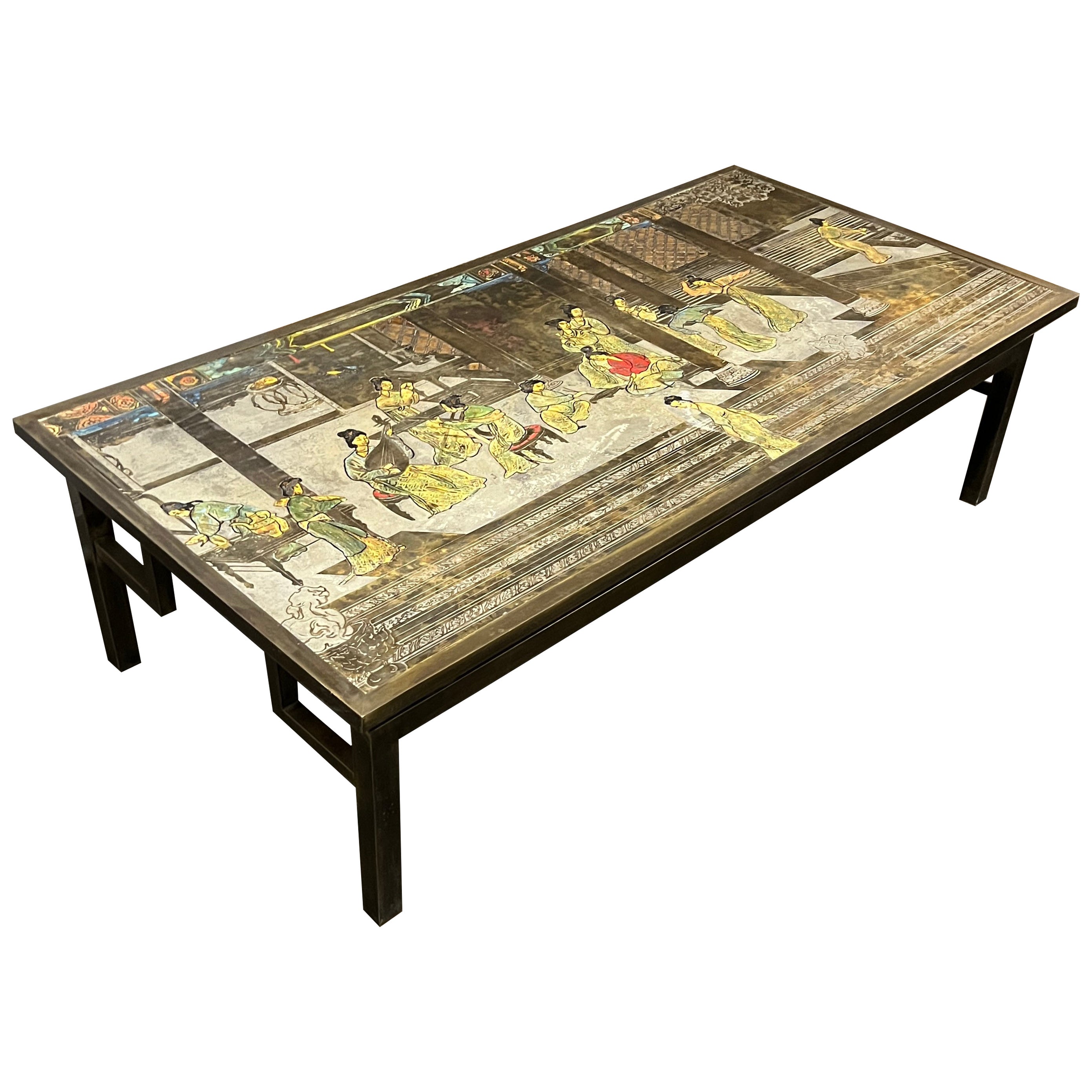 Impressive Chin Ying Coffee Table by Philip and Kelvin LaVerne For Sale
