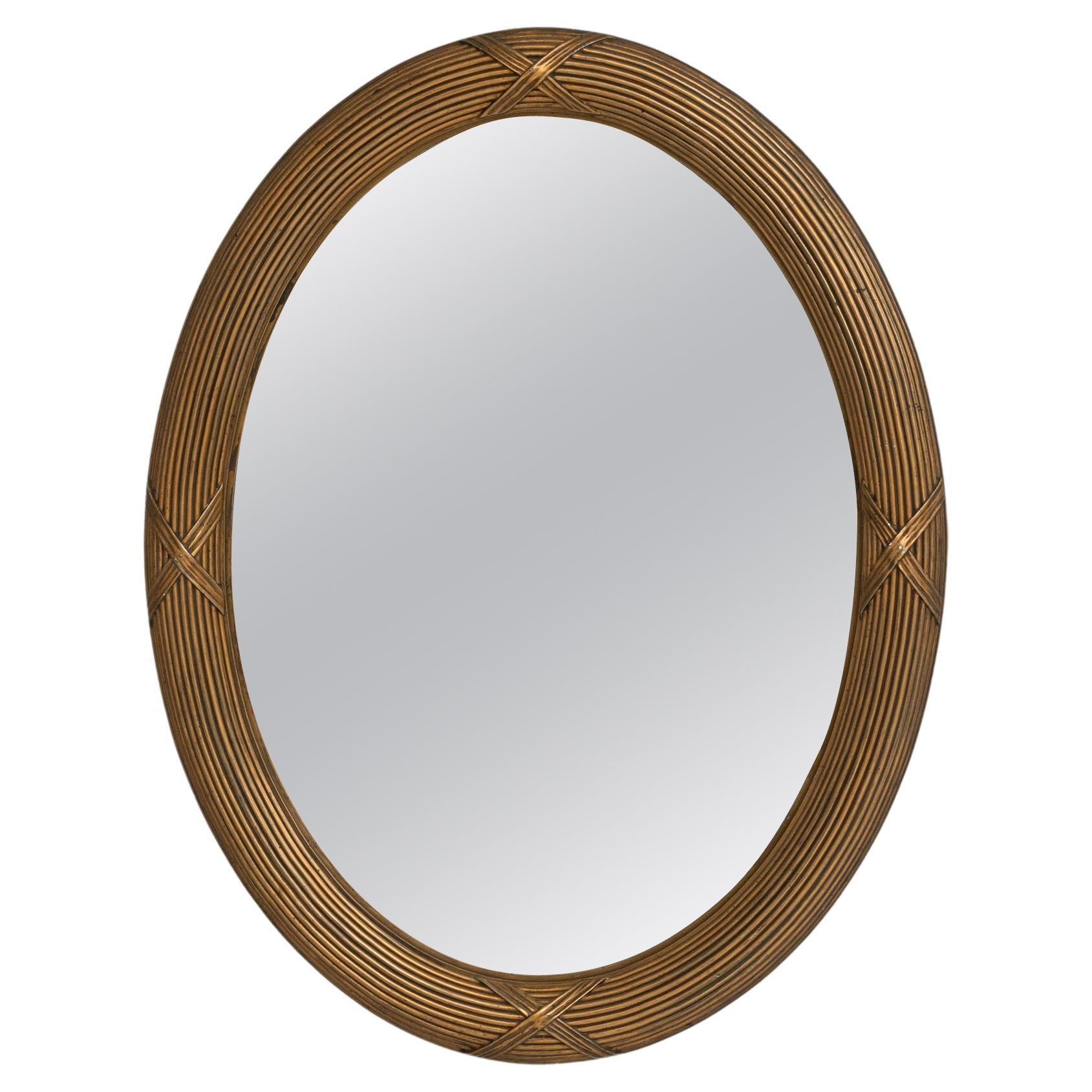 Early 20th Century French Wooden Mirror