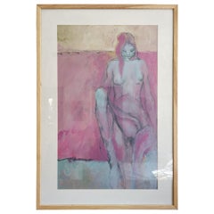 Retro Nude Painting by Donald K Ryan 