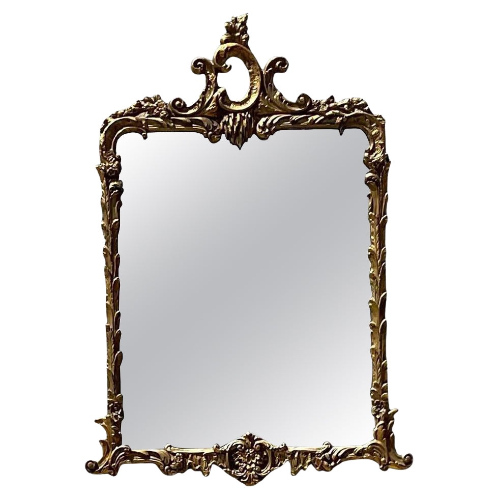 Miroir doré Vintage Regency en vente