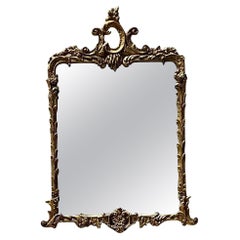 Miroir doré Vintage Regency