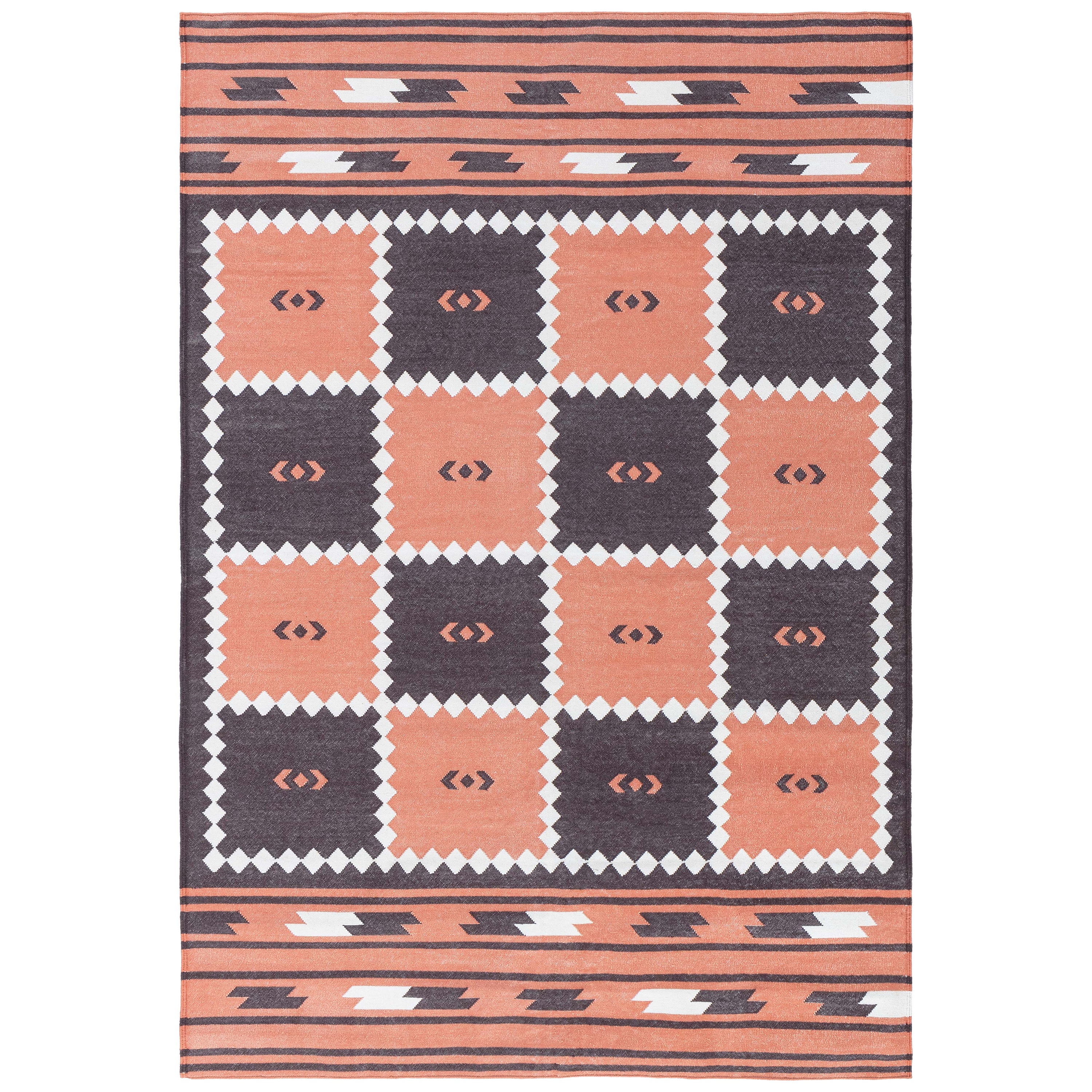 Modern Indian Dhurrie Rug by Doris Leslie Blau