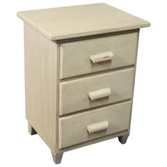 Grey Painted Miniature Children's Chest of Drawers, circa 1880