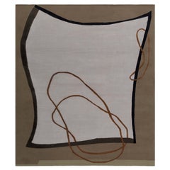 Retro Modernist French Rug