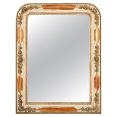  Used mid 19th century faded gold gilt Frech Louis Philippe mantel mirror