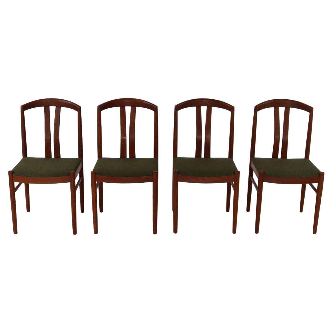 Mid-Century set of 4 Dining Chairs by Carl Ekström for A. Johansson For Sale