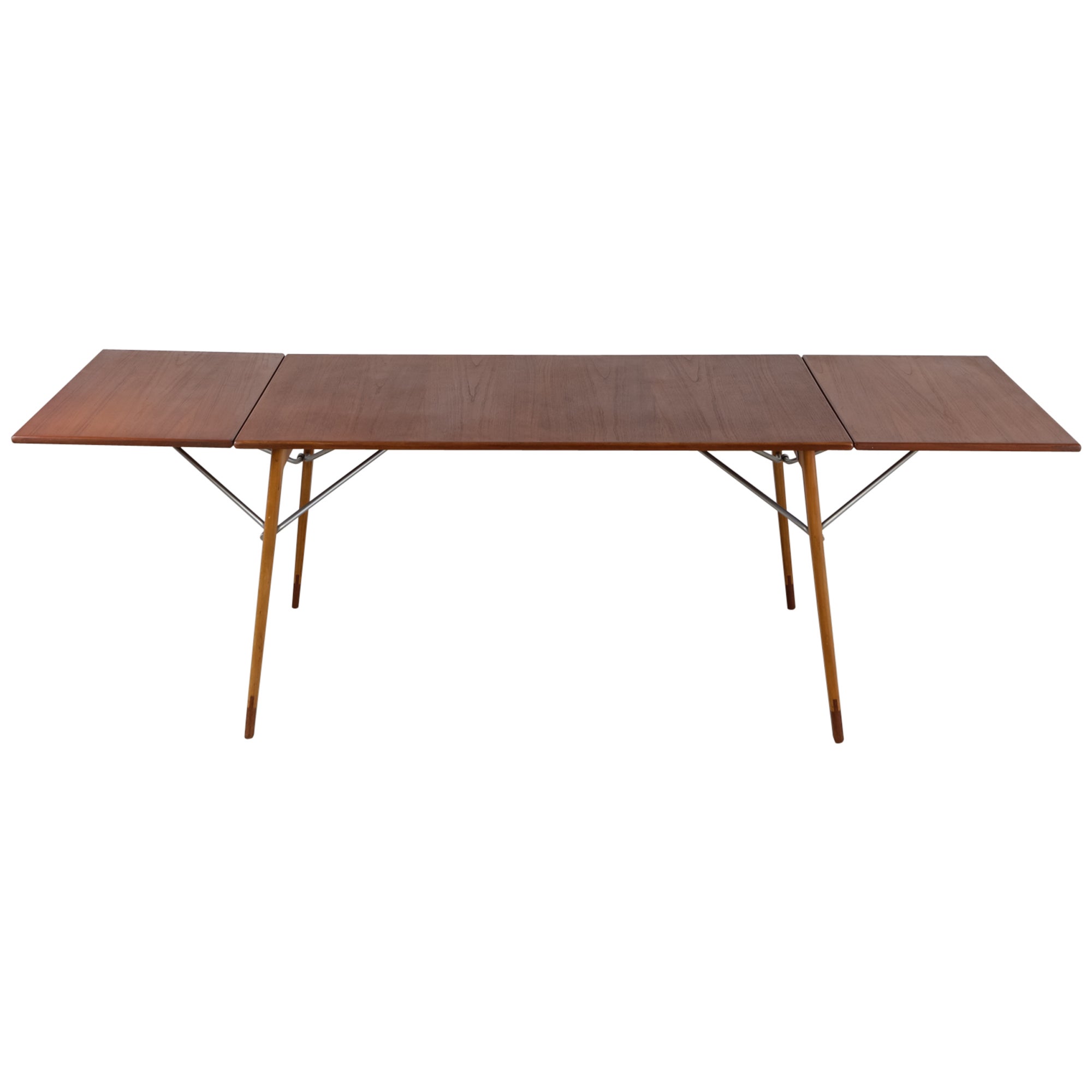 Børge Mogensen Double Drop Leaf Table For Søborg Sweden 1950s Børge Mogensen Double Drop Leaf Table For Søborg Sweden 1950s At 1stdibs