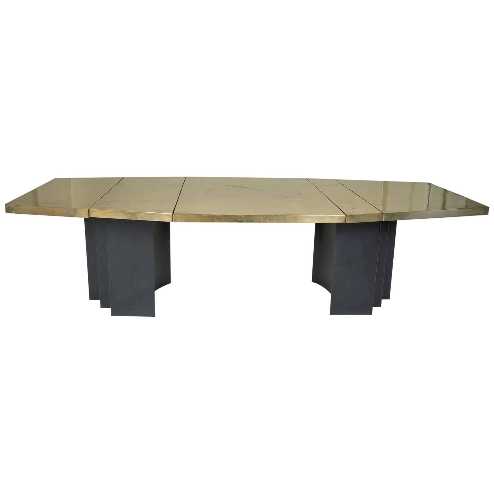Rare Dinning Table by Christian Heckscher For Sale