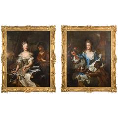 Exceptionnal Pair of Portraits by Hyacinthe Rigaud