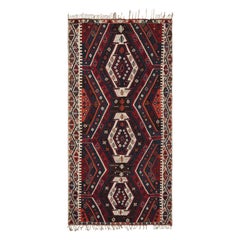 Kilim turc vintage à motifs géométriques polychromes, de Rug & Kilim