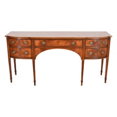 Used Smith & Watson Flame Mahogany Federal Style Sideboard Credenza