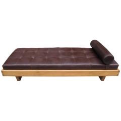 Charlotte Perriand  "Meribel Les Allues" Leather Daybed, 1950