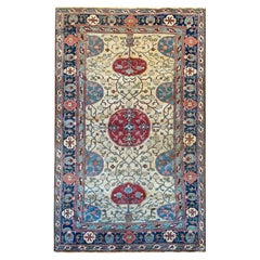 Antiker Khotan-Teppich für Sammler, Turkestan, Zentralasien, 1880er Jahre