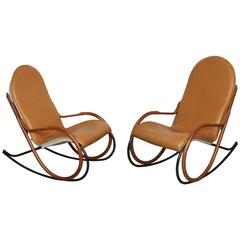 Pair of Paul Tuttle Rocking Chairs