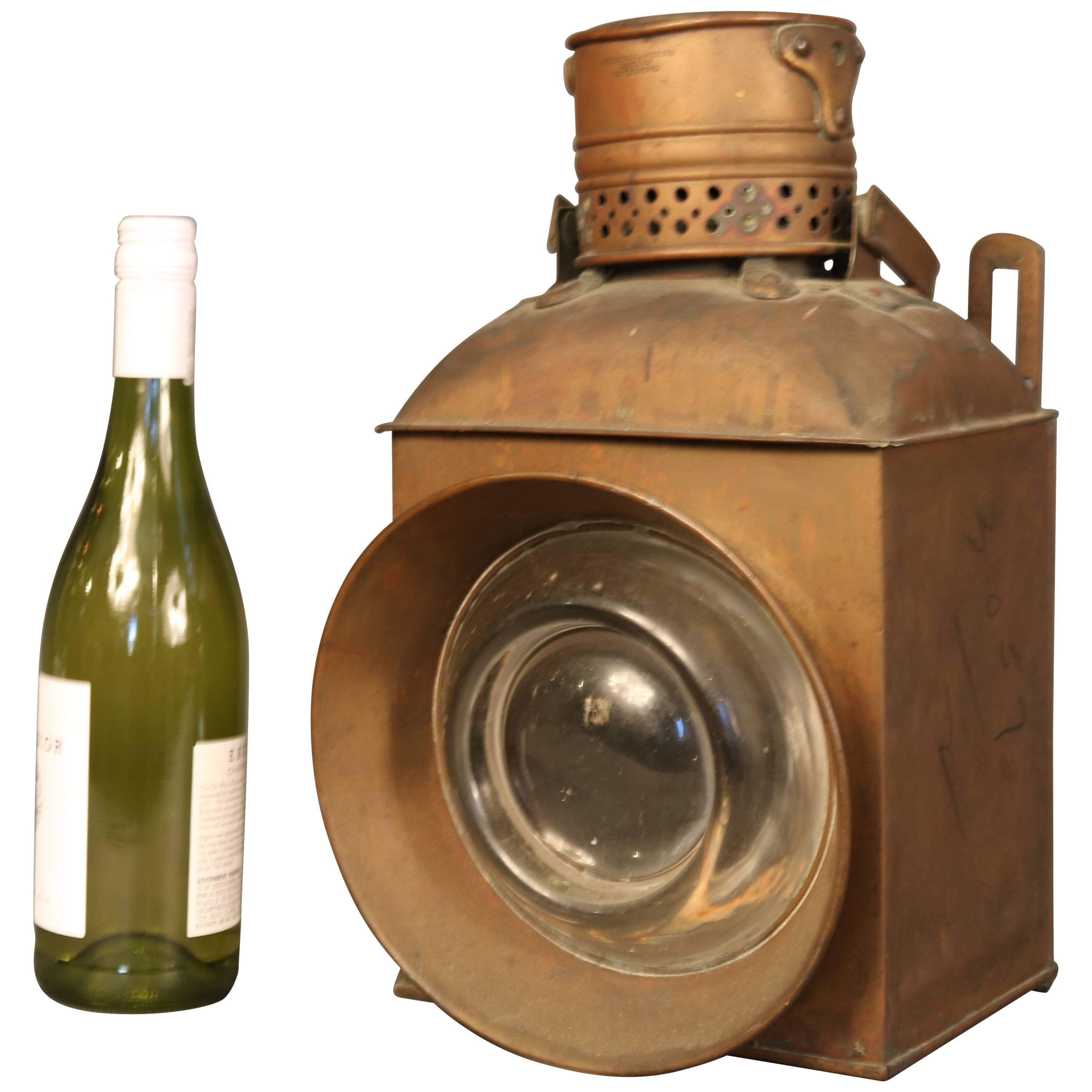 19th Century Copper Signal Lanterns
