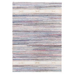 Tapis suédois vintage tissé à plat