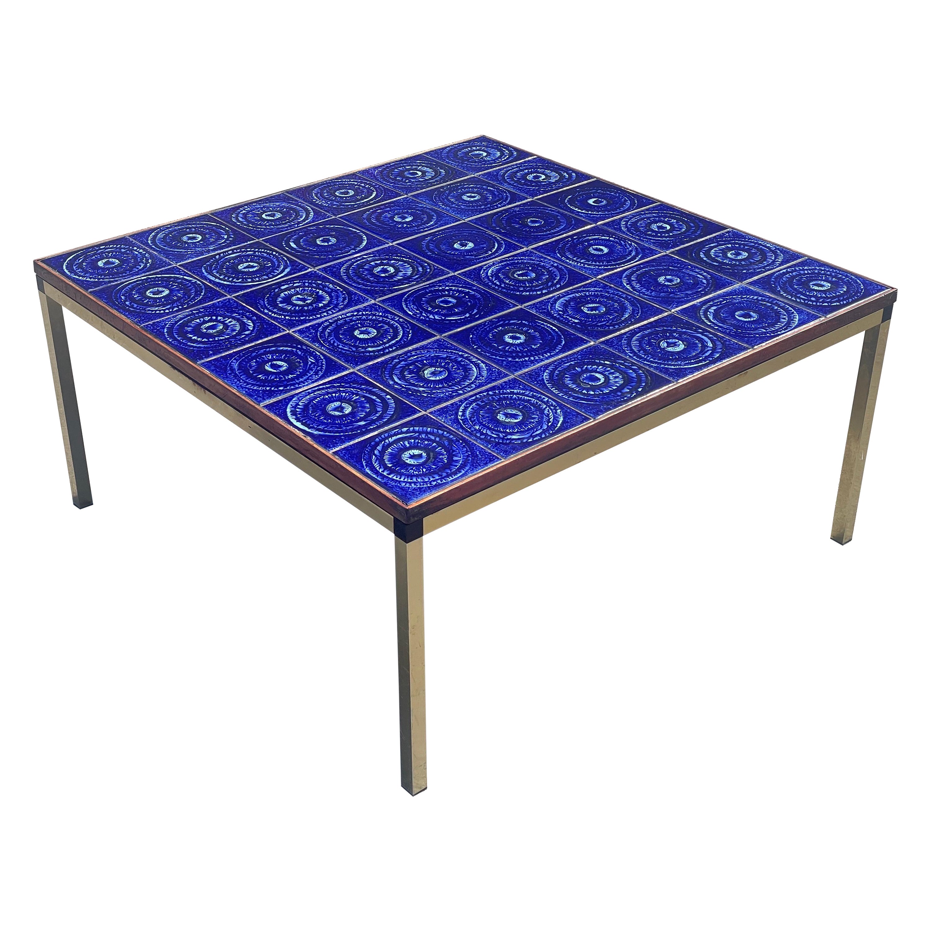 1970´s mid-century modern Danish ceramic table For Sale