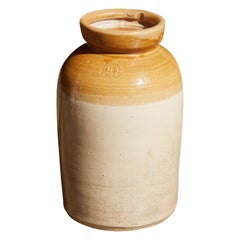 Used English Vitrified Stoneware Jar, 1849