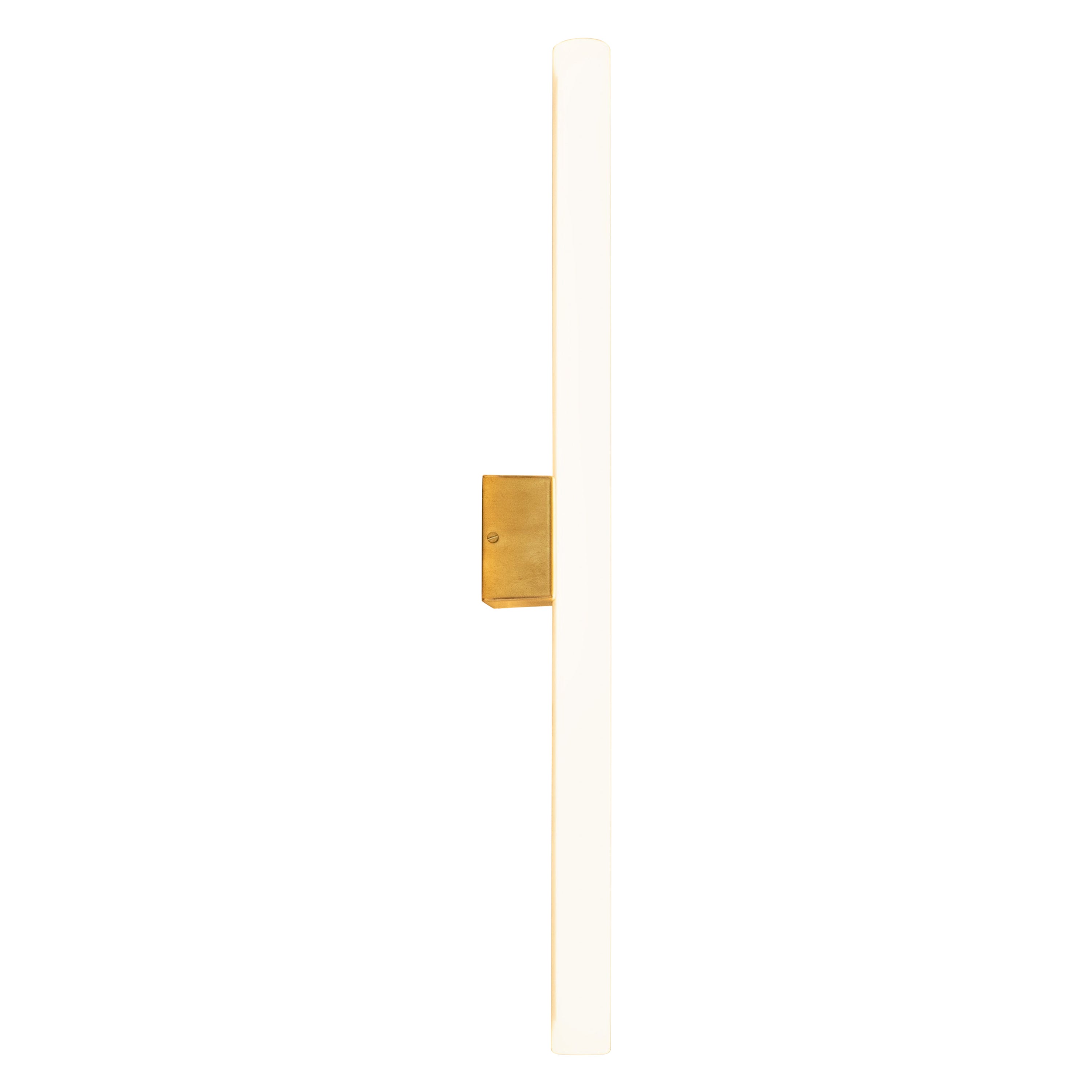 Contemporary-Modern Wall Light aus Naturmessing Handcrafted in Italy im Angebot