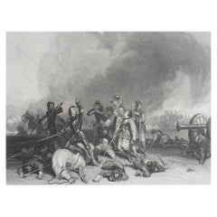 Impression ancienne originale de la guerre civile anglaise - Hopton Heath C.1870