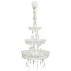 Rare Mathieu Matégot Chaume Jardiniere Lamp, circa 1950