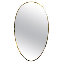 Miroir ovale du milieu du siècle