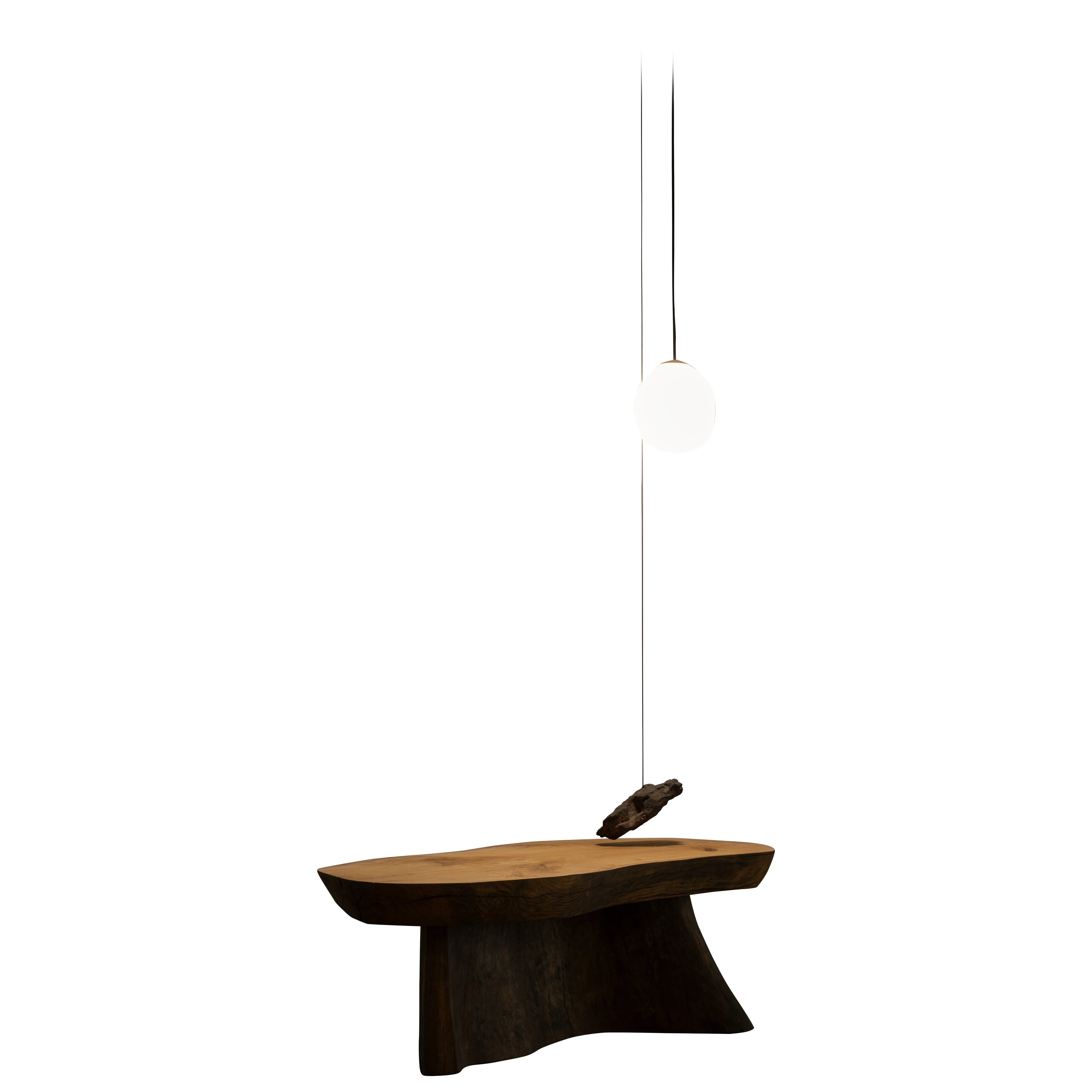 Genesis Coffee Table and Suspension Lamp by Jérôme Pereira  For Sale