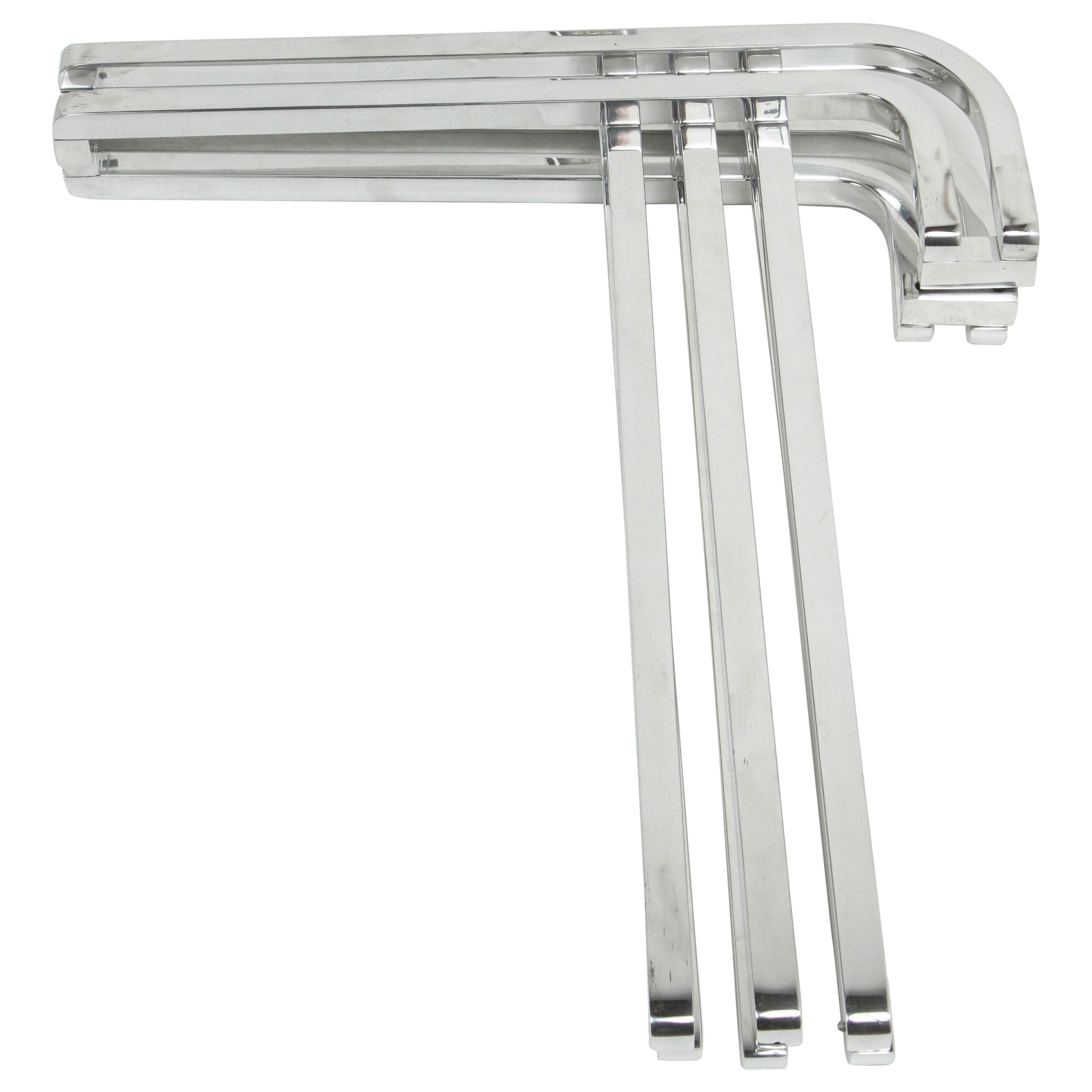 Art Deco Conservatory Door Handles in Copper, Denmark, 1920 For Sale at