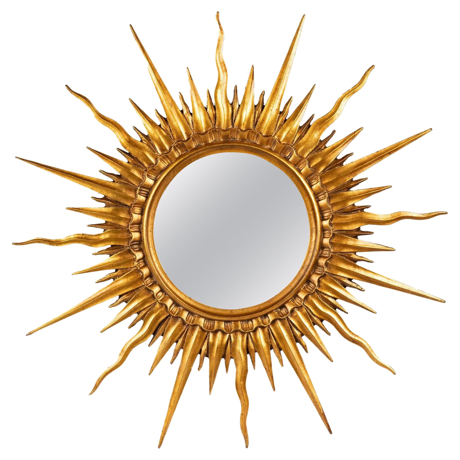 Sunburst Mirror By Mario Buatta For Famed Picture Enterprise For Sale