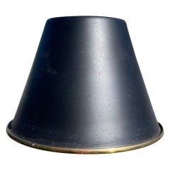 Mini-Kandelaber-Glühbirne im Bouillotte-Stil aus Messing mit Clip am Kronleuchter-Schirm