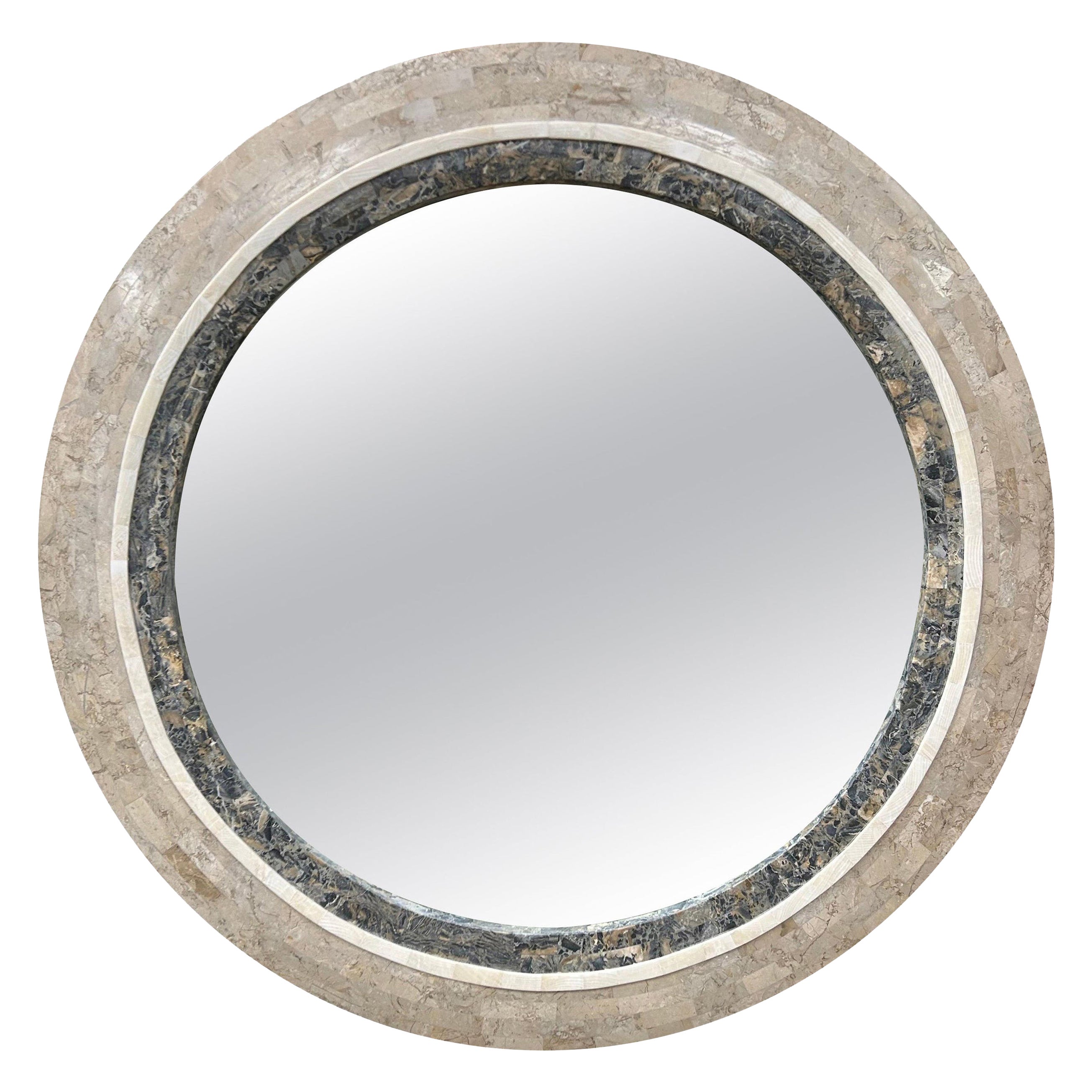 Monumental Tessellated Stone Mirror