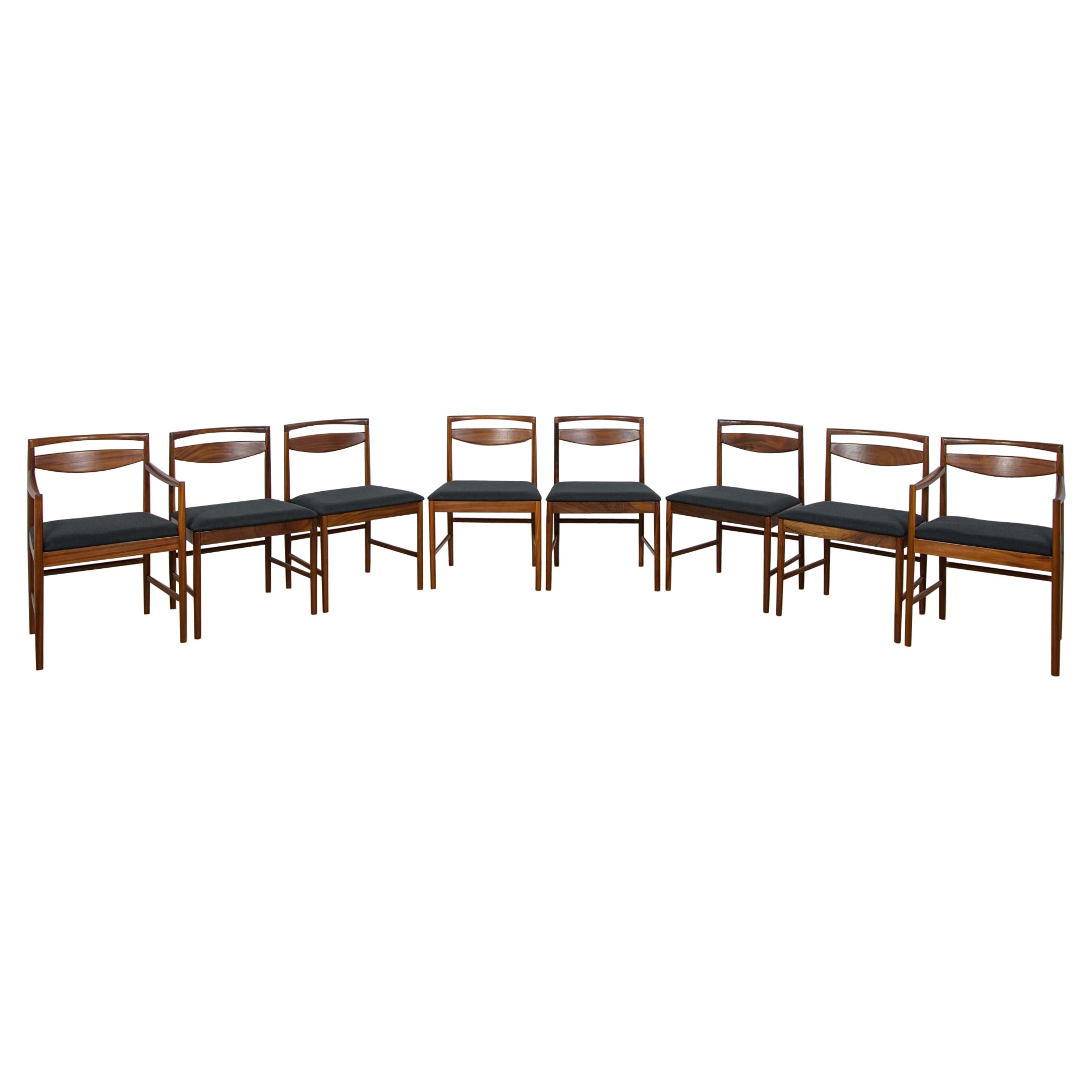 Mid-Century Teak Model 9513 Dining Chairs by Tom Robertson for McIntosh, 1970s. For Sale