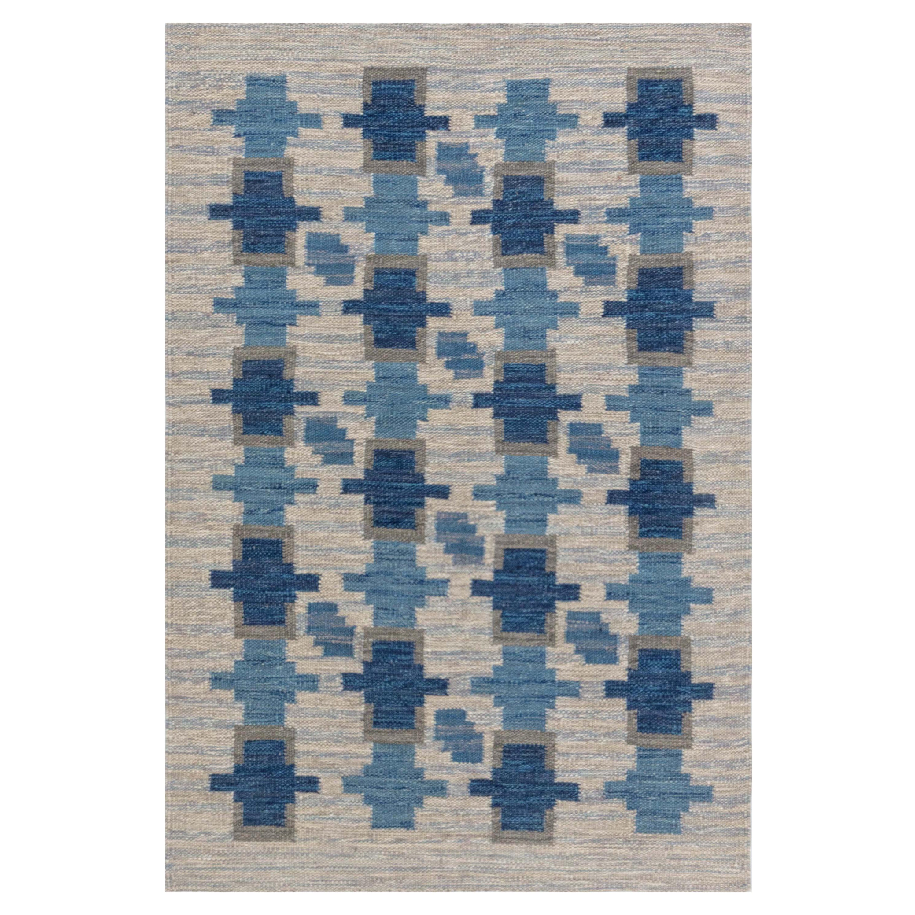 Moderner schwedischer Flachgewebe-Teppich von Doris Leslie Blau