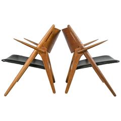 Hans Wegner Sawback Chairs