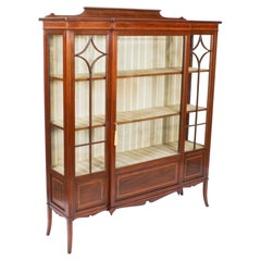 Used Edwardian Display Cabinet by Maple & Co C1900