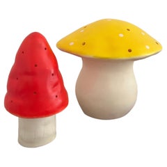Coppia di Lampade Magiche Vintage a forma di Fungo -Lighting-