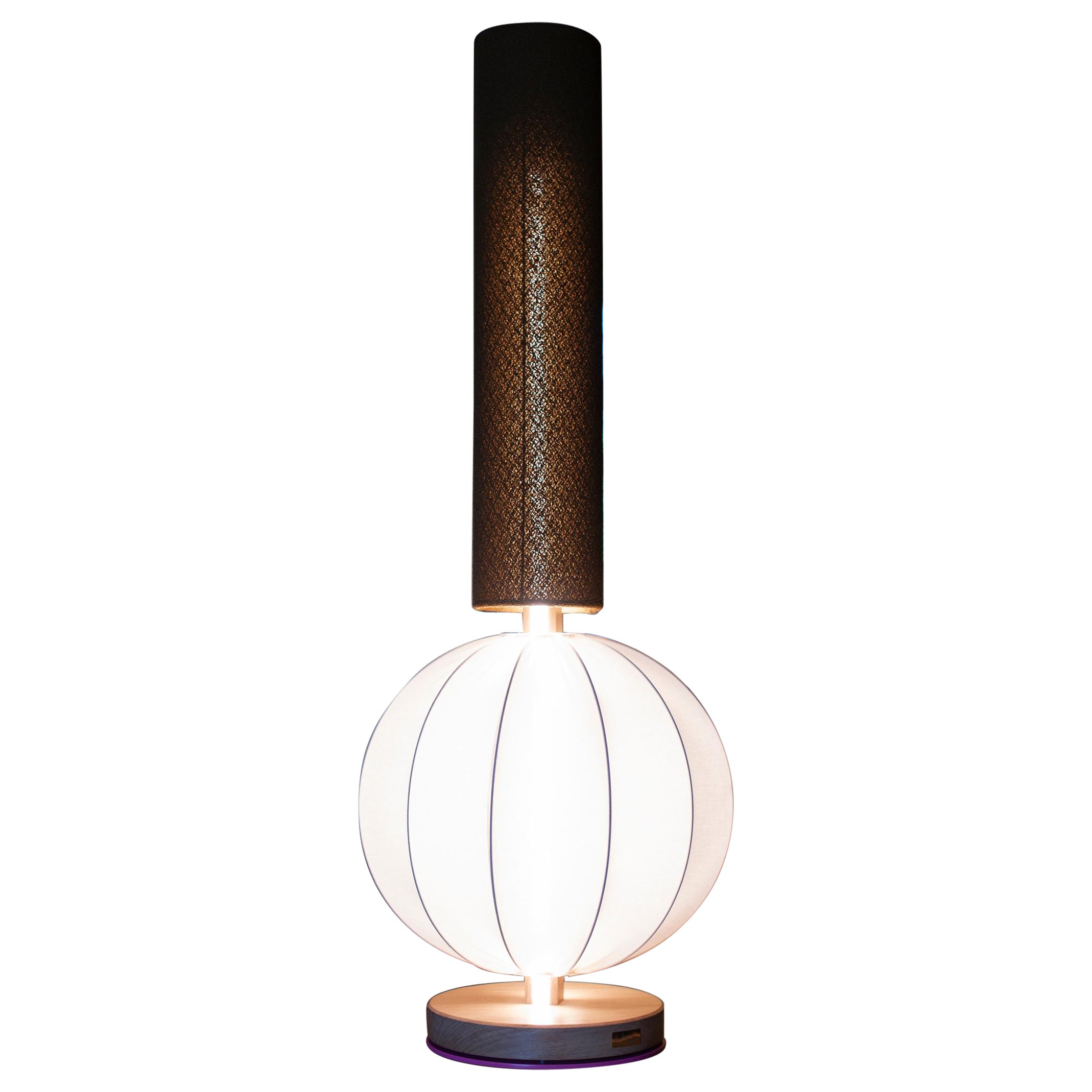 Mima #2 Floor Lamp, 2000s, Cotton / Angélique Delaire / For Sale