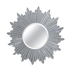 Baccarat. Miroir étoilé en cristal, rétroéclairé. 21e siècle.