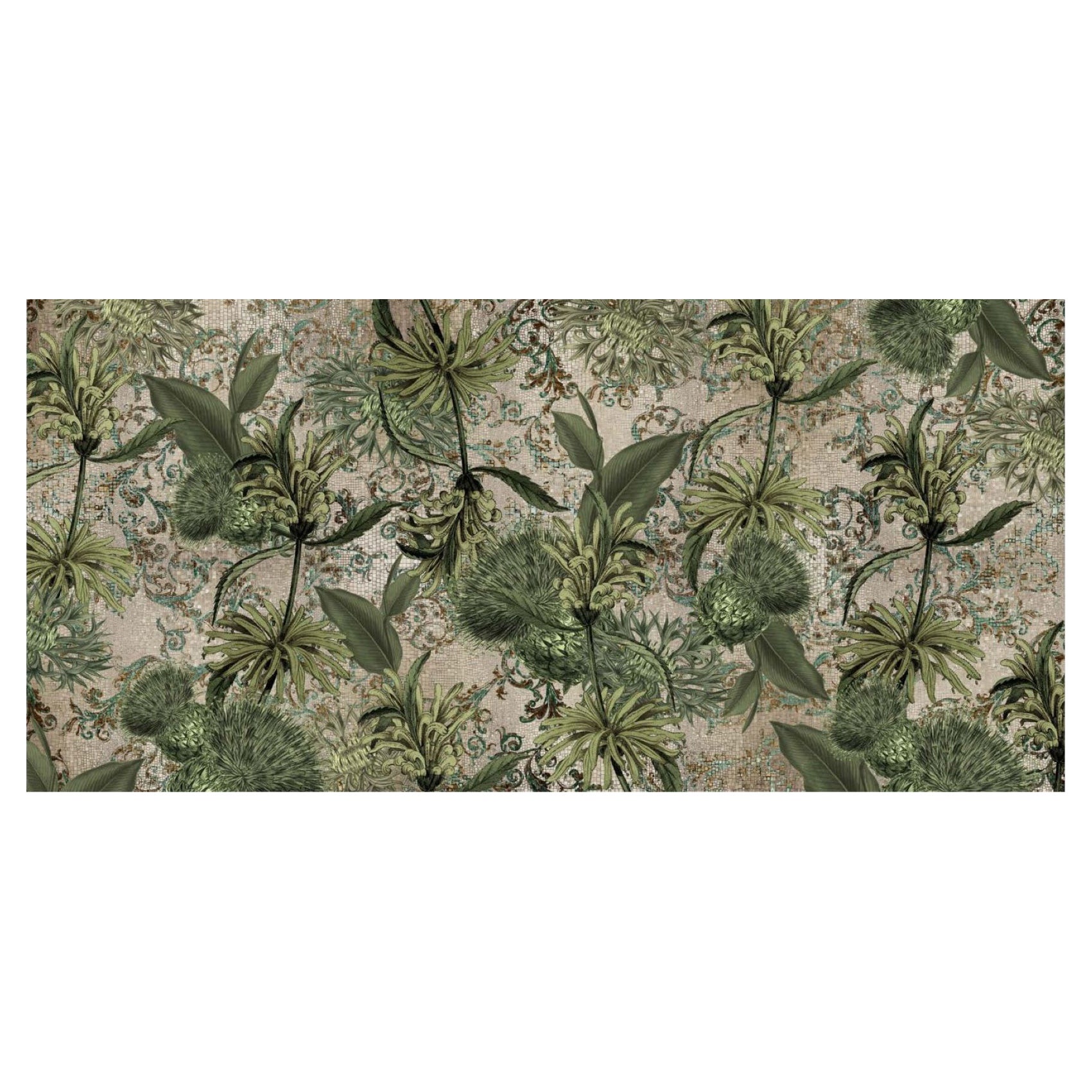 Light  Bloom Wall Paper in Fabric also suitable for wet area  For Sale