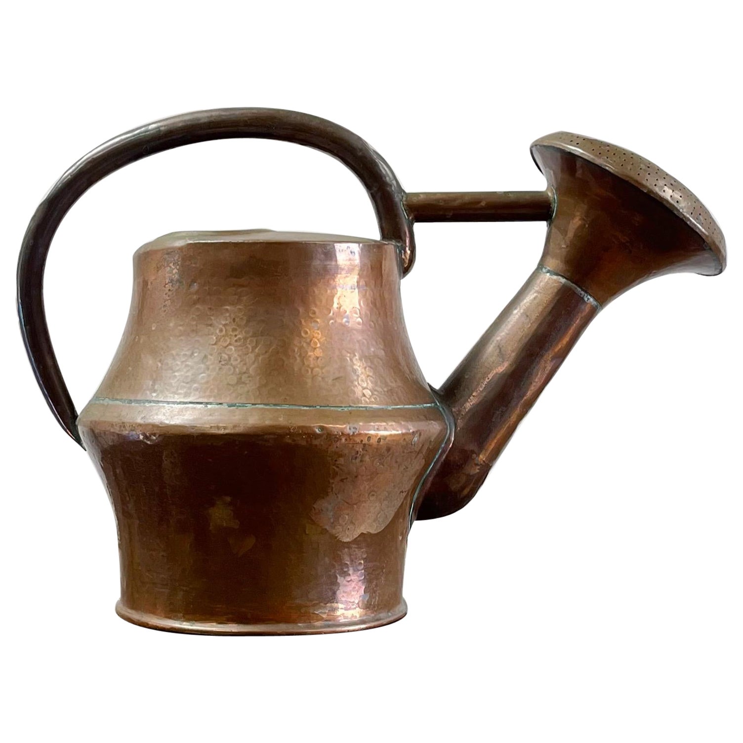 An Eighteenth Century Copper Watering Can For Sale