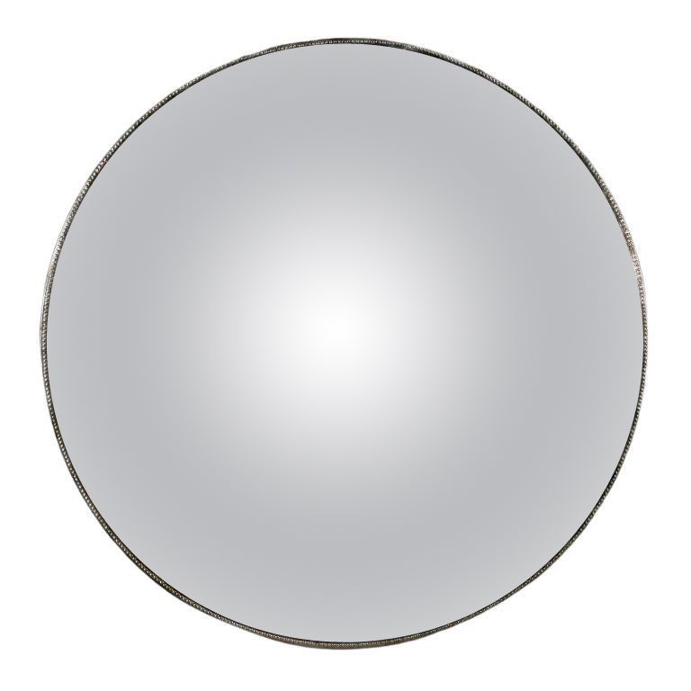 Witch Mirror, Curved Mirror, Diameter 120cm, Mirror and Metal, XXIth Century.