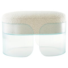 White Sublime Ottoman M by Glass Variations
