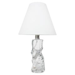 Lampada da tavolo svedese vintage moderna Orrefors del XX secolo di Olle Alberius