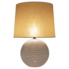 Large 1970's 'Fenicio' Pattern Murano Glass Lamp