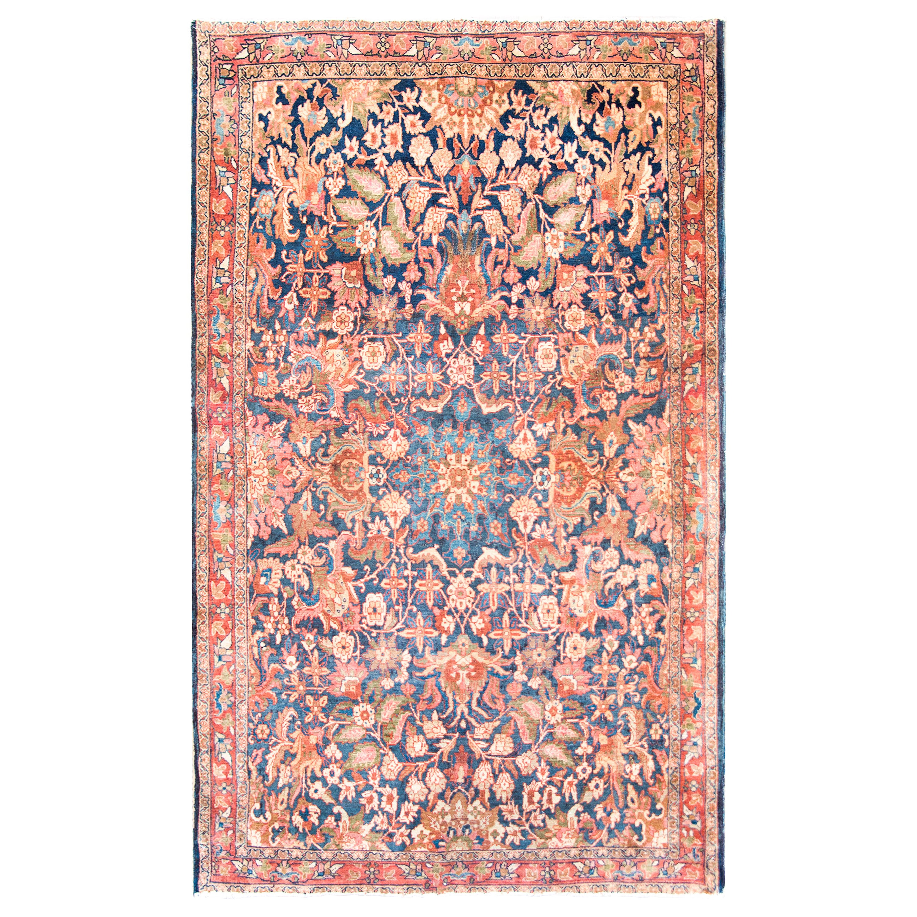 Early 20th Century Persian Meshkabad Rug For Sale