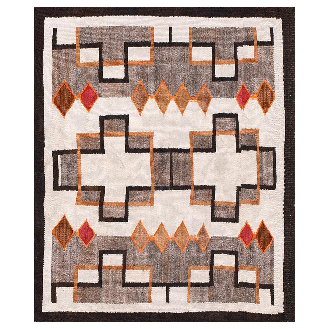 Early 20th Century American Navajo Carpet For Sale