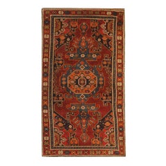Seltener antiker kaukasischer Medaillon-Teppich Kaukasischer handgefertigter Teppich aus kuba-Teppich