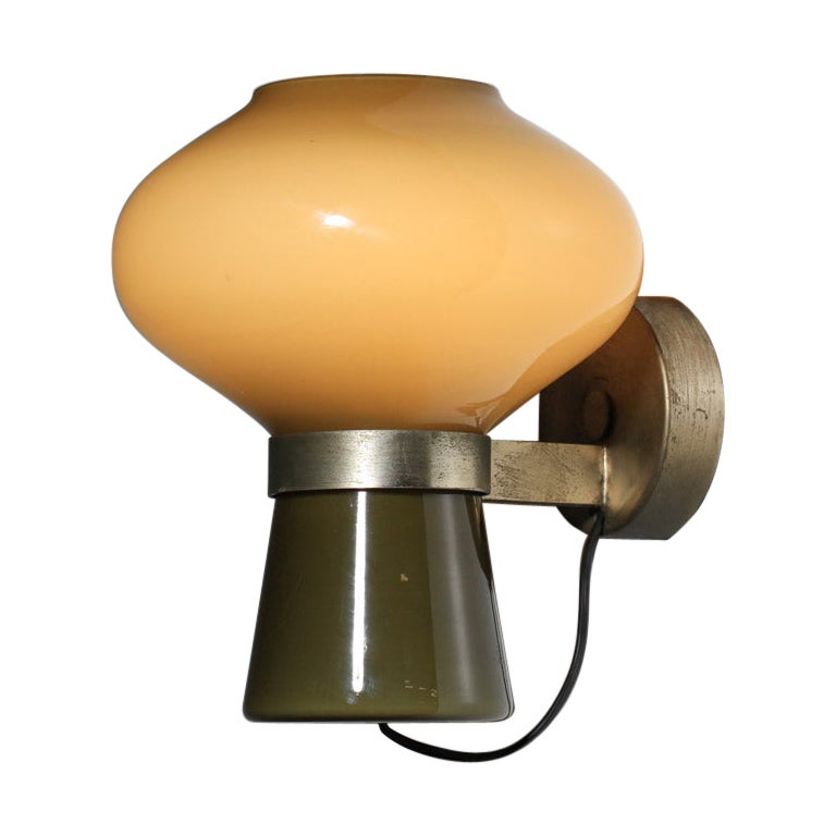 rara lampada da parete italiana di massimo vignelli per venini 1954 Model 4040