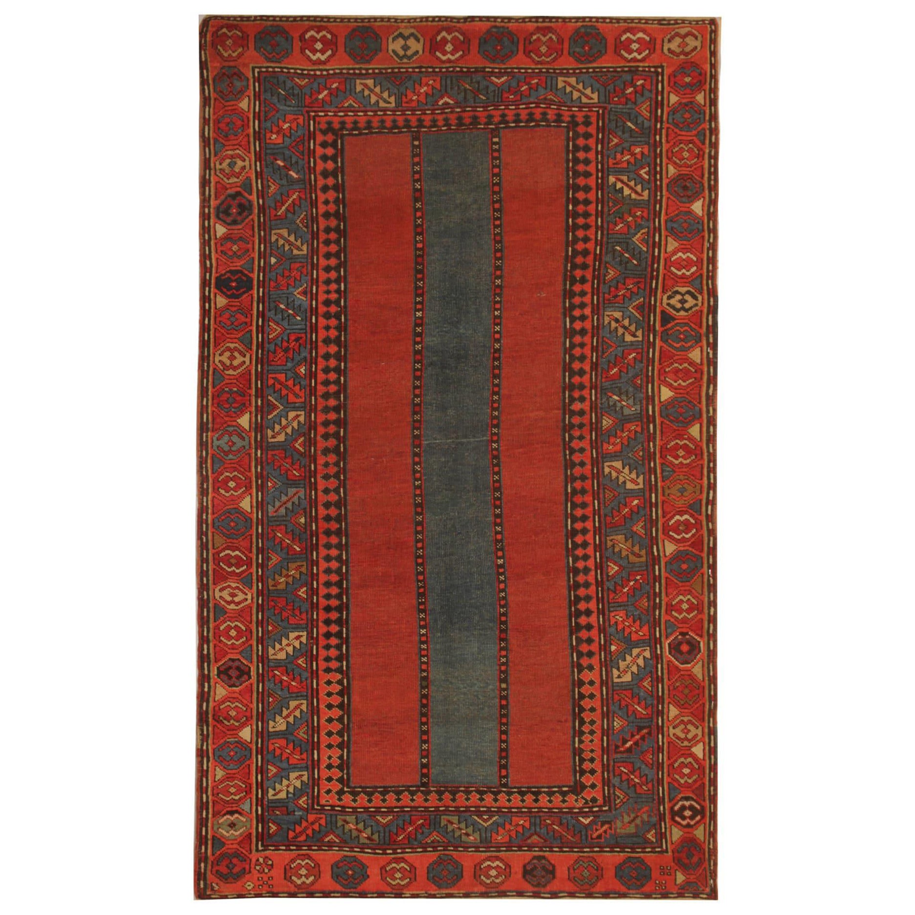 Rare Antique Caucasian Modern Talesh Oriental Rug Handmade from Talesh Area For Sale